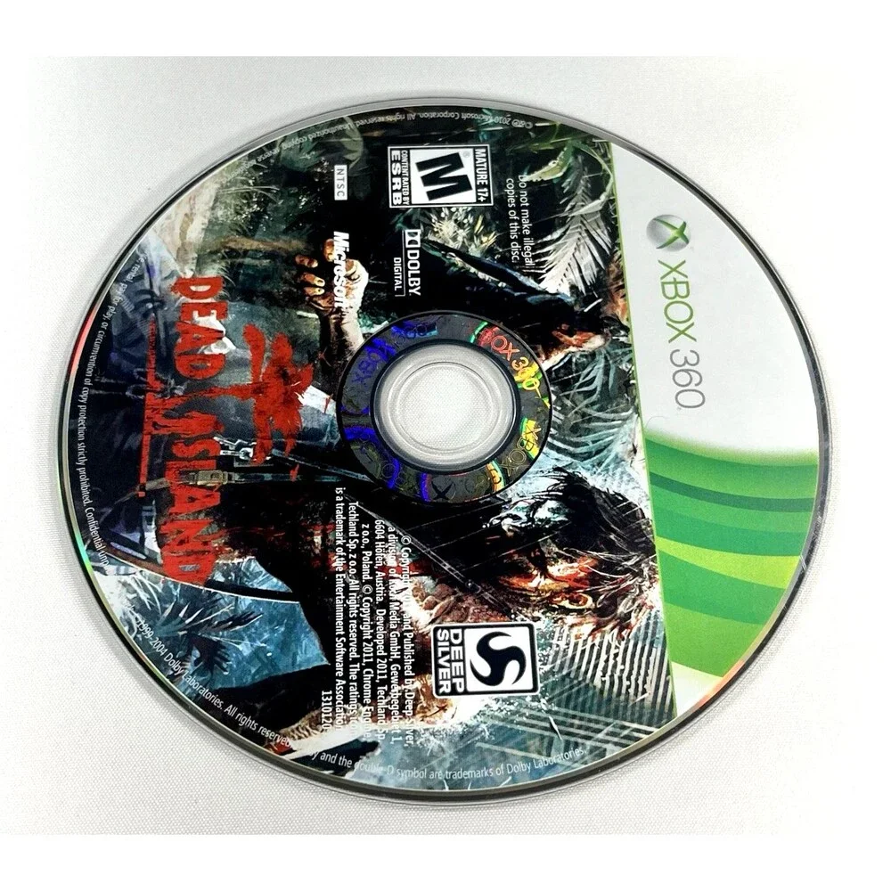 Dead Island Microsoft Xbox 360 Deep Silver 2011 Disc Only Tested